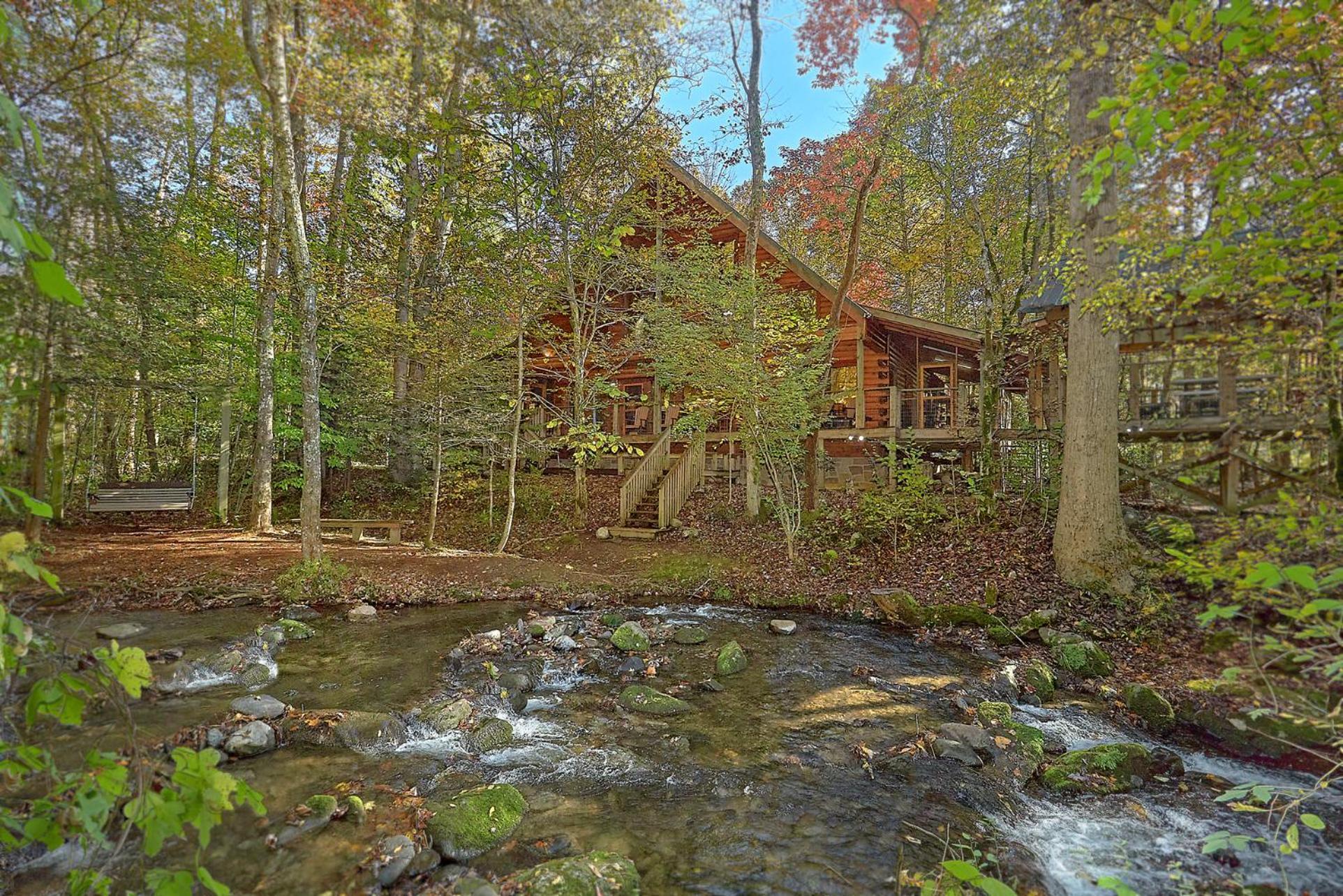 Creeksong Holiday Home ガトリンバーグ エクステリア 写真